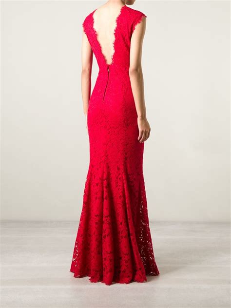 dolce gabbana dress red|dolce gabbana long evening dresses.